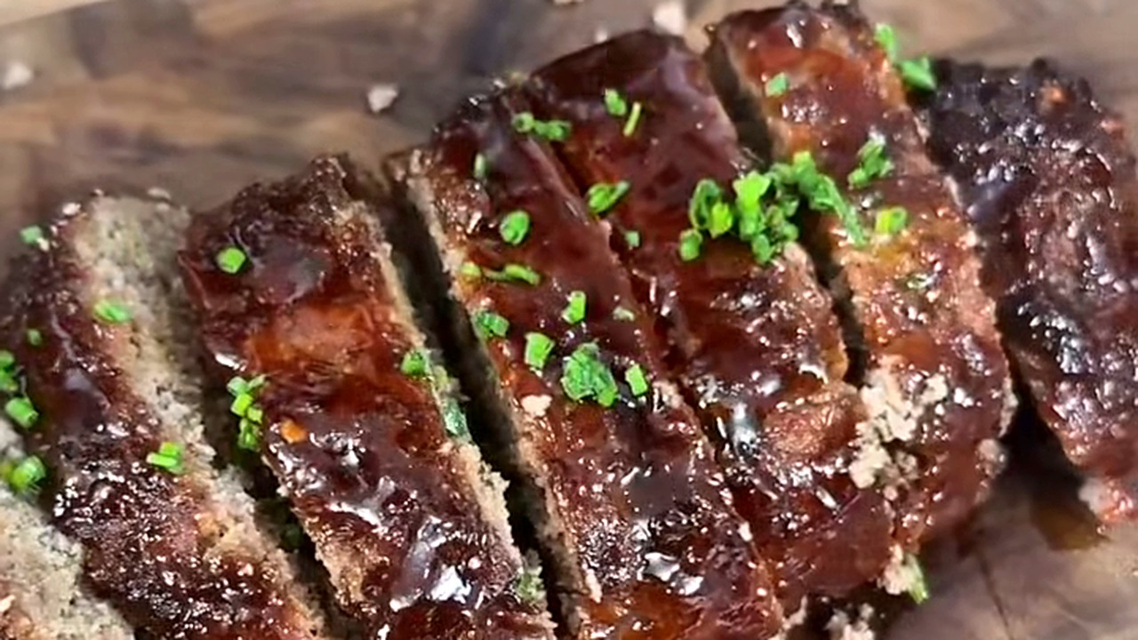 Mr. Make It Happen's Boursin Meatloaf with BBQ Glaze